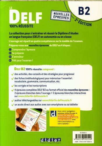 Image du produit DELF 100 % Reussite B2 + Online-Ausgabe. 2022 (Français, Allemand, Collectif, 2023)
