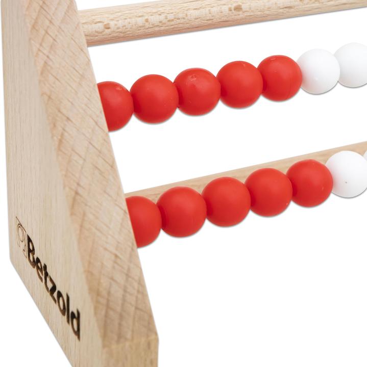 Produktbild Betzold Schüler-Rechenrahmen ZR 20 rot/weiss
