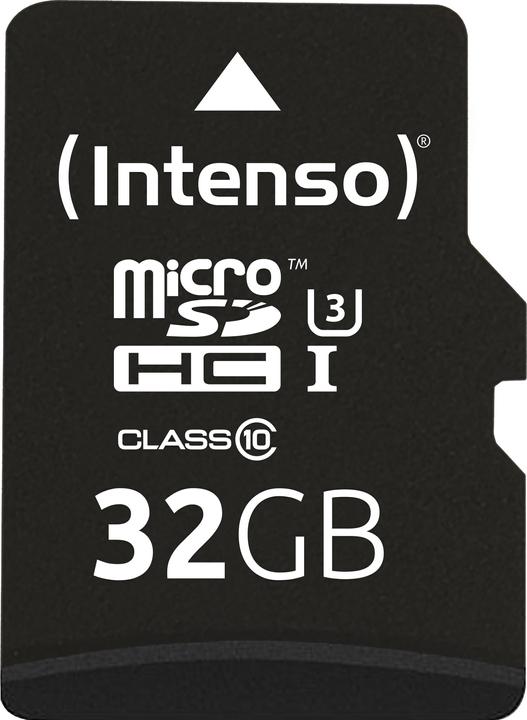 Image du produit Intenso microSD professionnel (32 Go, microSDHC, U1, UHS-I)