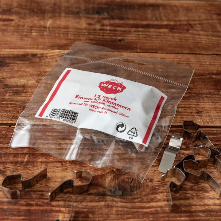 Produktbild Weck Klammern (12 Stk., 1 l)