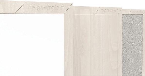 Produktbild Magnetoplan Pinnboard Wood Series 1540300 Rahmen ws 148x96cm (Pinnwand, 148 x 96 cm)