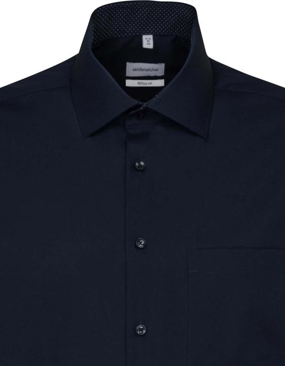 Produktbild Seidensticker Hemd Regular Business Kent Patch12 dark blue (45)