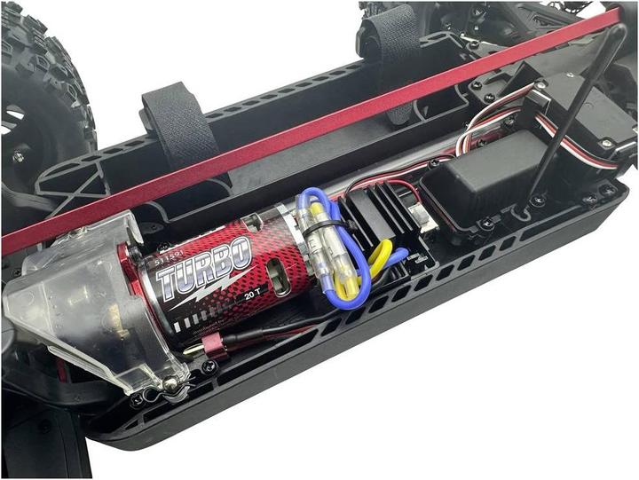 Image du produit Reely Thor Black Brushed 1:10 RC model car electric monster truck all-wheel drive (4WD) 100% RtR 2.4 (RTR Prêt à fonctionner)