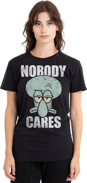 Immagine prodotto Spongebob Squarepants Nobody Cares Meme Maglietta Adulto Unisex (L)
