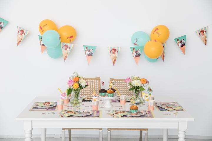 Image du produit DH-Konzept Serviettes de table Pippi Langstrumpf
