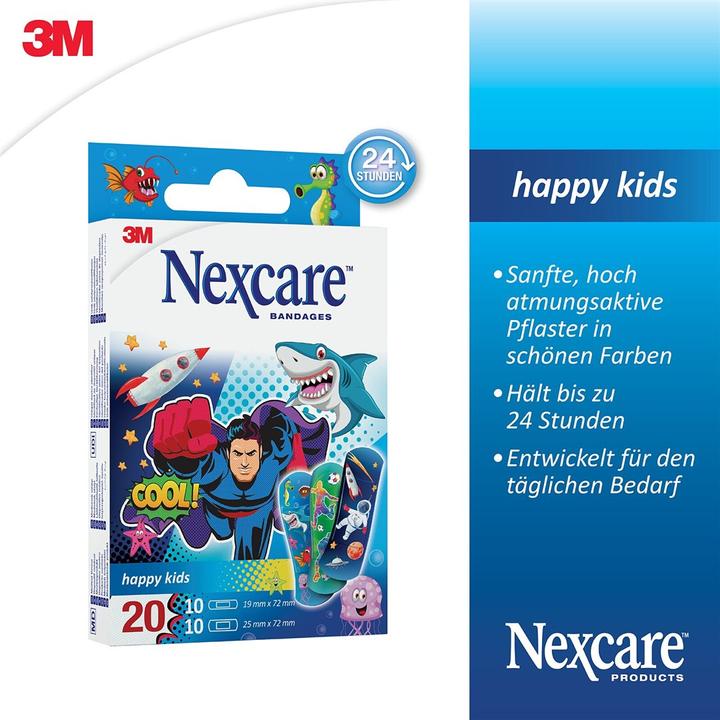 Produktbild 3M Nexcare Display Kinderpflaster Happy Kids Cool 12 Stück (1 x)