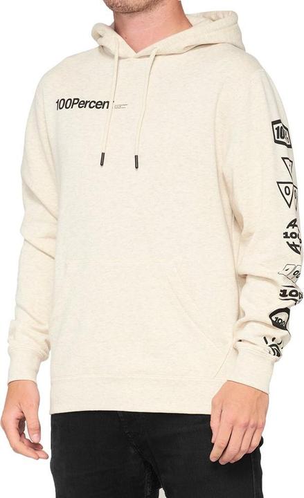 100% Hoodie Super Future Weiss Gr. M (M)