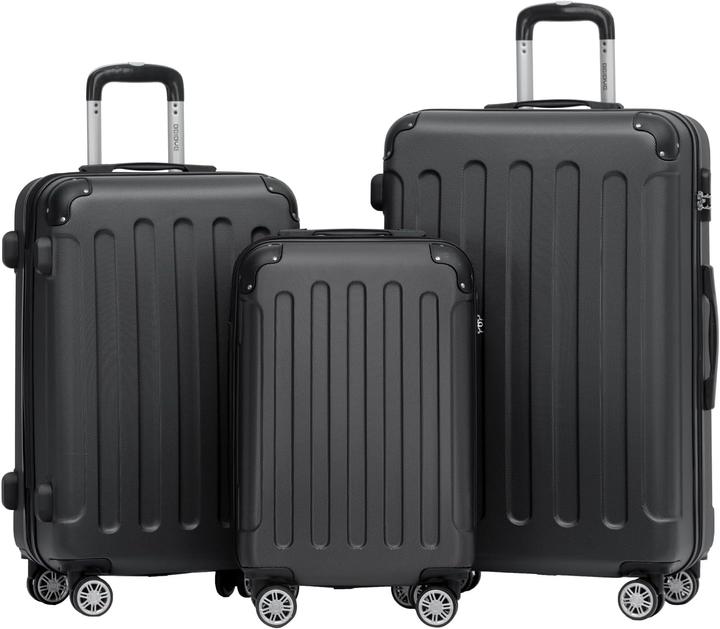 Image du produit Beibye Hartschalen-Reisekoffer-Set (110 l, Bagage à main (jusqu'à 50l), M (50 - 90l), L (90 - 115l))