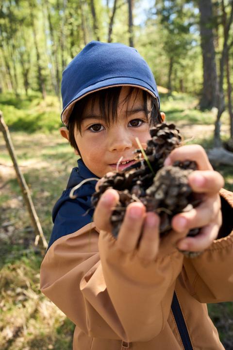 Produktbild Reima tec Kinder Regenjacke Tuulela Peanut Brown (128)