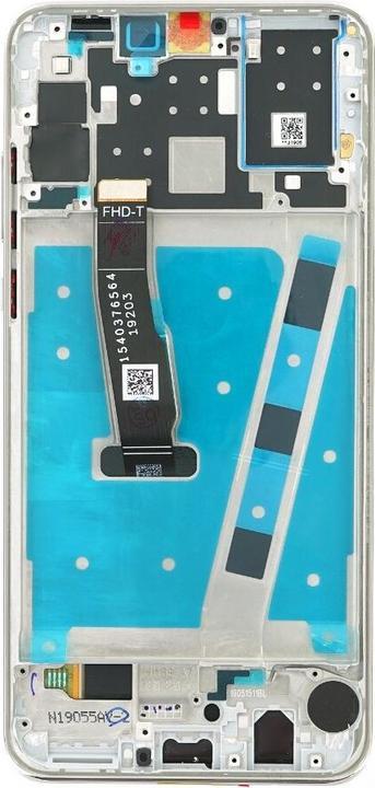 Produktbild OEM Display-Einheit + Rahmen für Huawei P30 Lite weiss (Display, Huawei P30 Lite, Huawei P30 Lite New Edition)