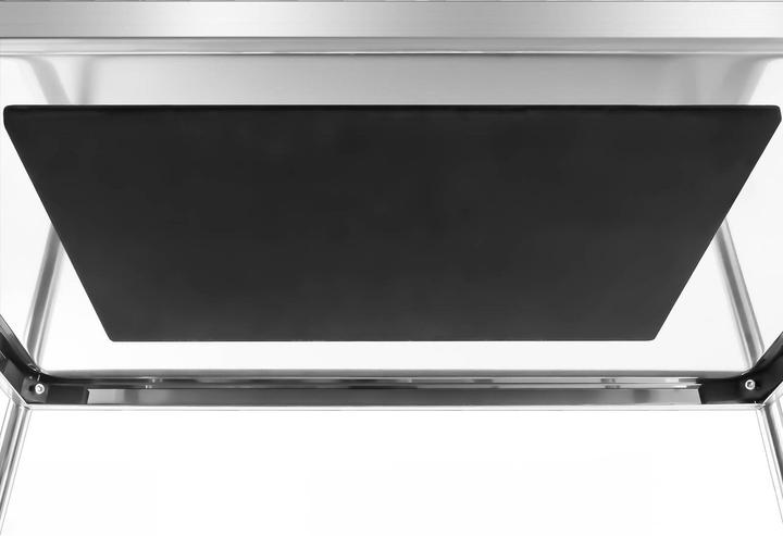 Actual product image Royal Catering Stainless Steel Serving Trolley - 5 Shelves - Up To 250 kg