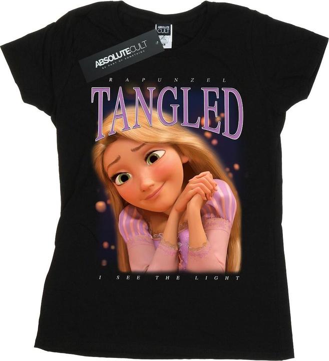 Actual product image Disney Womens/Ladies Tangled Rapunzel Montage Cotton T-Shirt (S)