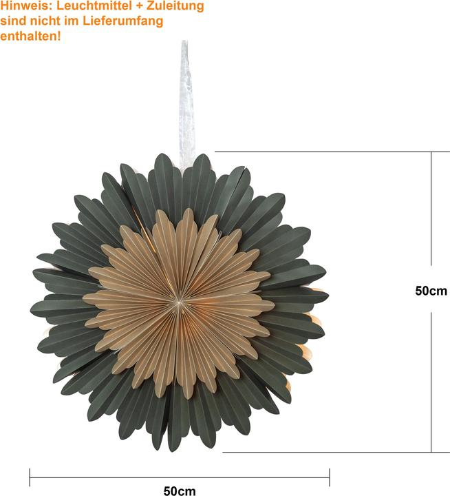Produktbild Star Trading Papier Stern Crystal