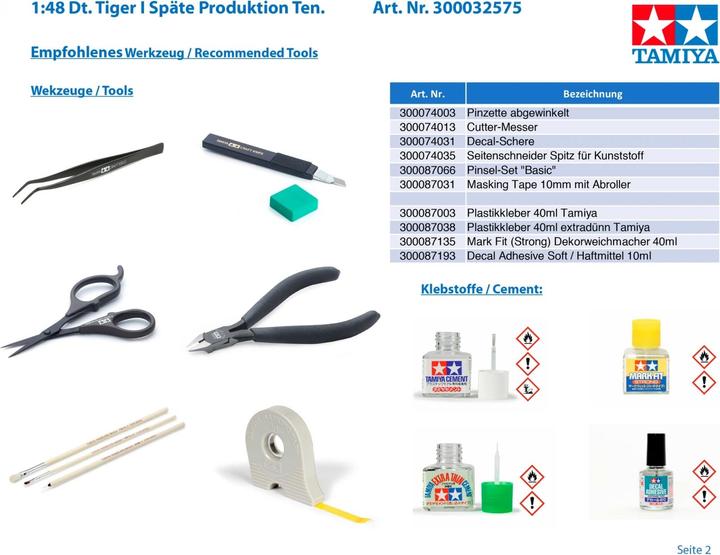 Actual product image Tamiya German Tiger I Late Production