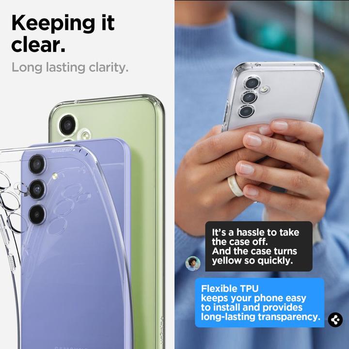 Actual product image Spigen Liquid Crystal (Samsung Galaxy A54 5G)