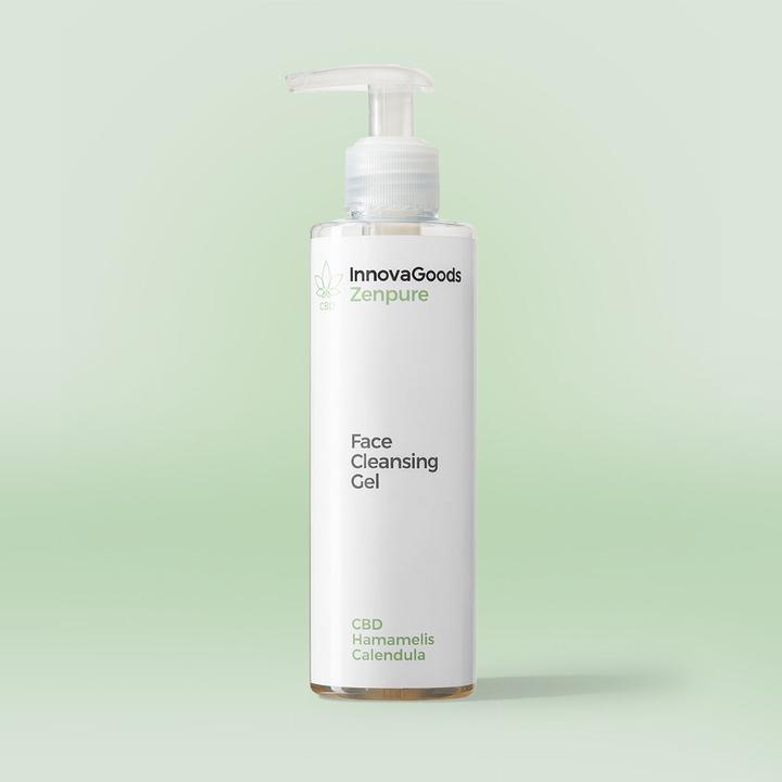 Image du produit InnovaGoods Gel nettoyant pour le visage CBD Zenpure 200 ml (Gel, 200 ml)