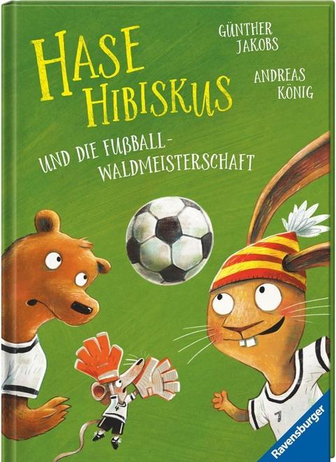 Actual product image Ravensburger Hase Hibiskus und die Fussball-Waldmeisterschaft (German, Andrew King, 2024)