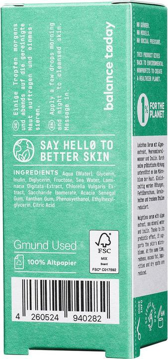 Immagine prodotto Nø Cosmetics balance tøday Re-Balance Serum (20 ml)