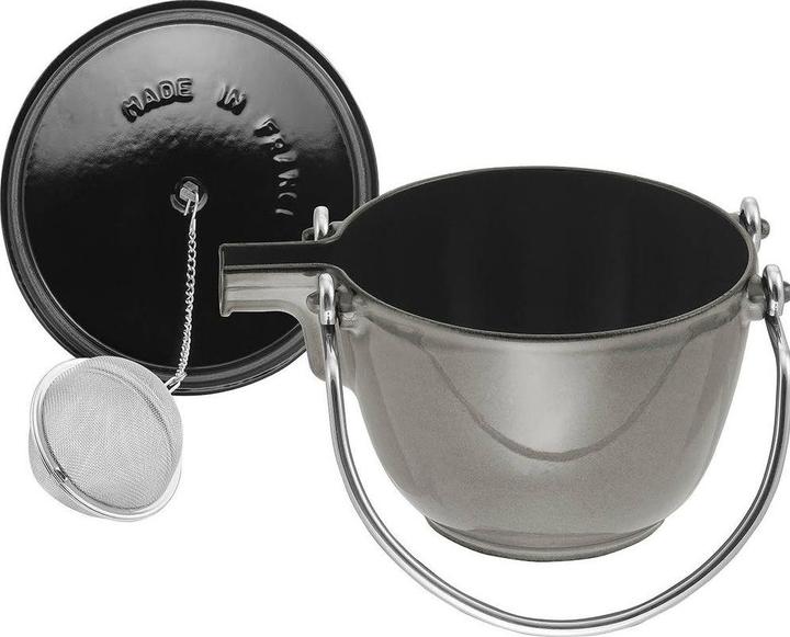 Actual product image Staub Teekanne rund 16.5 cm grau (1.15 l)