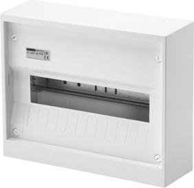 Gewiss GEWI GW43021S Kleinverteiler AP Tuer nachruestbar 300x245x95mm 1x12TE mit PE/N K