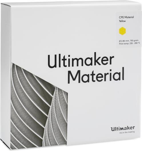 Actual product image Ultimaker Cpe (CPE, 2.85 mm, 750 g, Yellow)