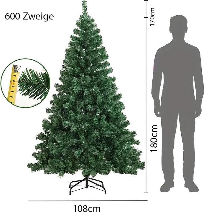Produktbild Cbx 100 Stück Weihnachtskugeln Rot Grün Gold (100 -teilig)