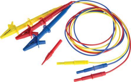 Immagine prodotto Rs Pro GS38 Cavo di prova trifase con fusibile, 600V