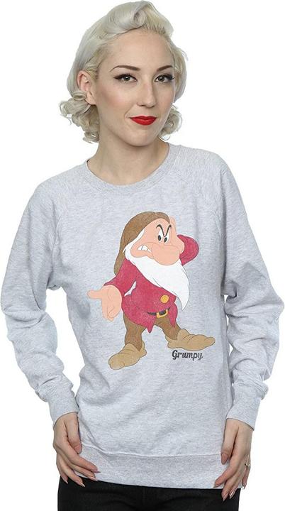 Actual product image Snow White Womens/Ladies Classic Grumpy Heather Sweatshirt (XS)