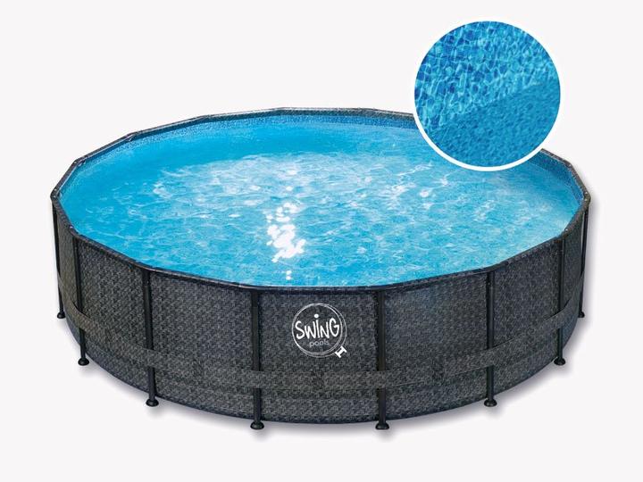 Rattan, Blue