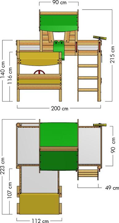 Actual product image Wickey CrAzY Trunky (90 x 200 cm)