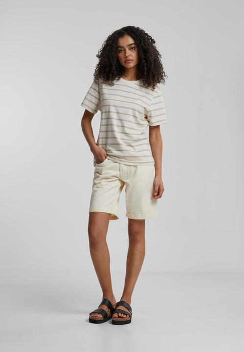 Actual product image Urban Classics Ladies Striped Boxy Tee - 137791 (M)