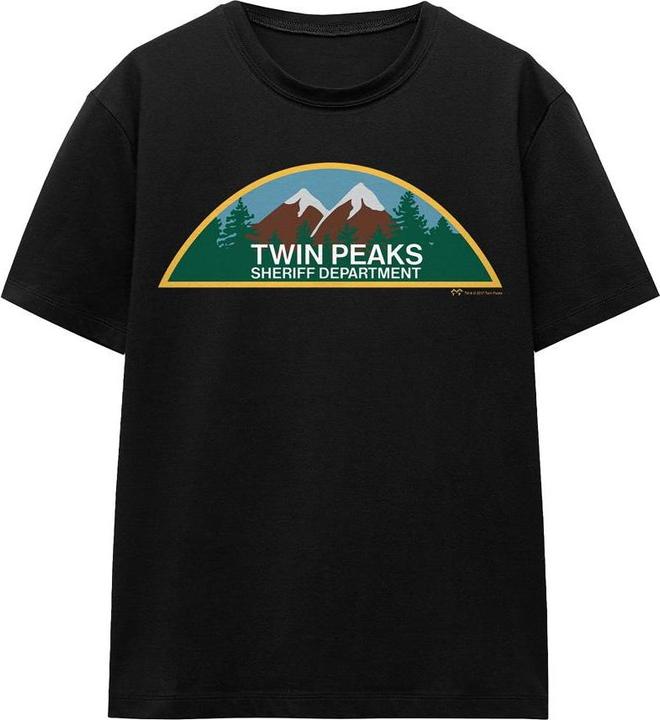 Actual product image Twin Peaks Unisex Adult Sheriff Department T-Shirt (L)