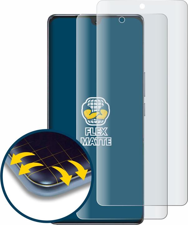 Actual product image BROTECT Full-Cover Protector Matte (2 Piece, Vivo V29 Lite)