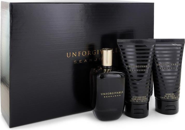 Produktbild Sean John Unforgivable by Gift Set -- 4.2 oz Eau de Toilette Spray + 3.4 oz Shower Gel + 3.4 oz A... (Parfum set)