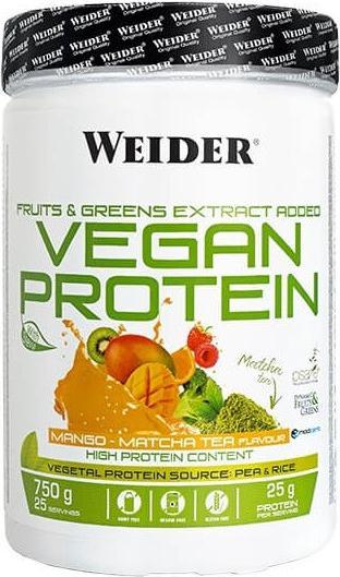Actual product image Weider Vegan Protein (750g can) (Mango matcha tea, 1 pcs., 750 g)