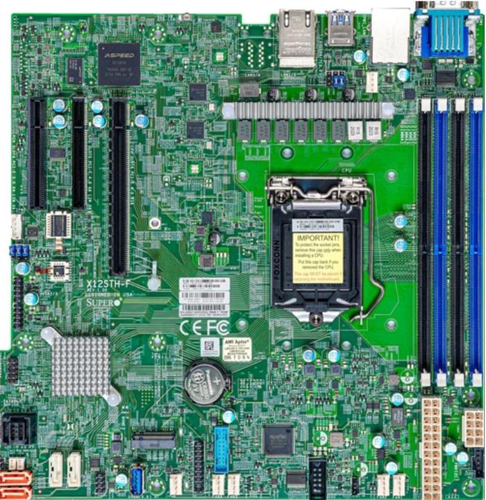 Supermicro Inc. X12STH-F-O (Single) (LGA 1200, Intel C256, mATX)
