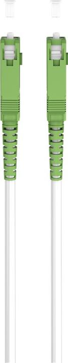 Actual product image Goobay Fibre optic cable FTTH, Singlemode OS2 White, white Simplex, 2 m (S/UTP, CAT6e, 2 m)