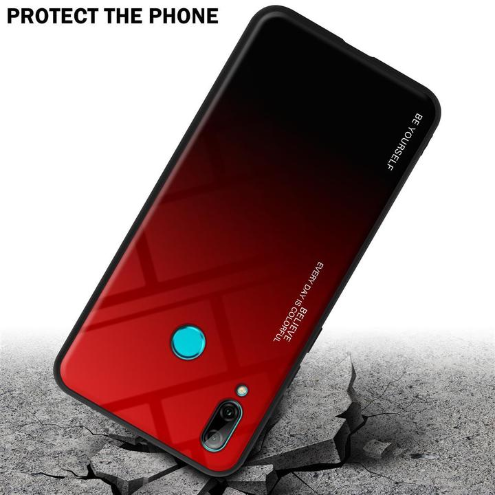 Produktbild Cadorabo TPU 2 Farben Glas Cover (Huawei P Smart+ (2019))