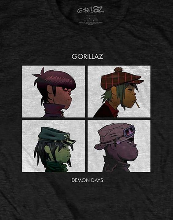 Actual product image Universal Textiles Demon Days TShirt (XXL)