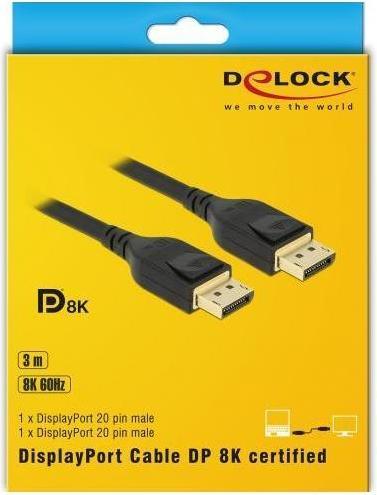 Actual product image Delock DisplayPort — DisplayPort (3 m, DisplayPort)