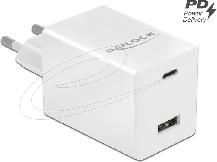 Delock USB Wall Charger 41448 USB-C PD 3.0 USB-A, 45W (48 W)