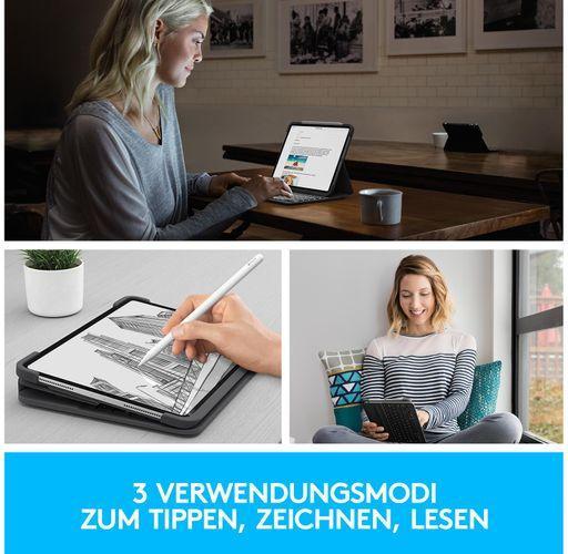 Produktbild Logitech Slim Folio Pro (CH, iPad Pro 12.9 2018 (3. Gen), iPad Pro 12.9 2020 (4. Gen))