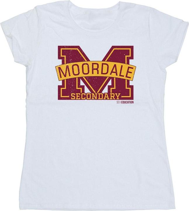 Produktbild Netflix Sex Education Moordale Cracked M Logo 2 TShirt (L)