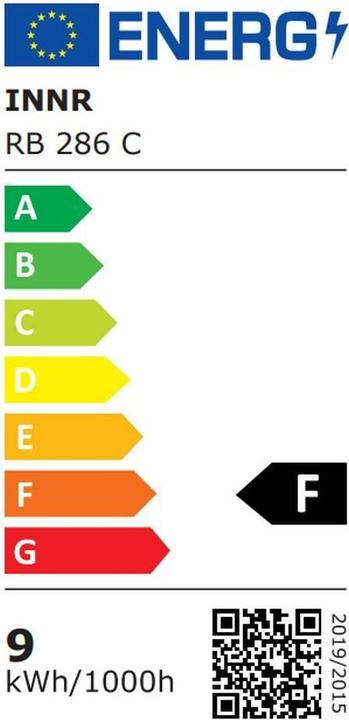 Energy Label Innr Smart Bulb Colour (E27, 60 W, 806 lm, 1 x, F)