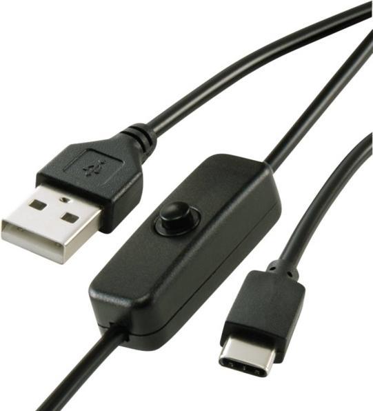 Actual product image Renkforce Power Cable Raspberry Pi (1x USB 2.0 Plug A