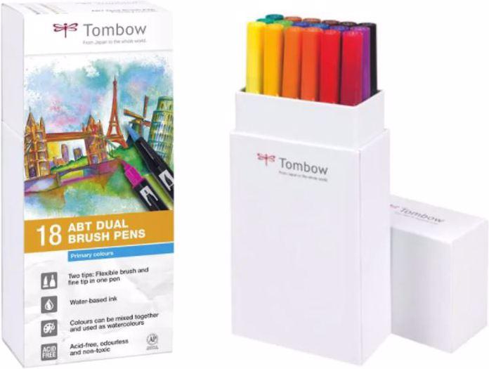 Actual product image Tombow ABT Dual Brush (Multicoloured, 18 x)