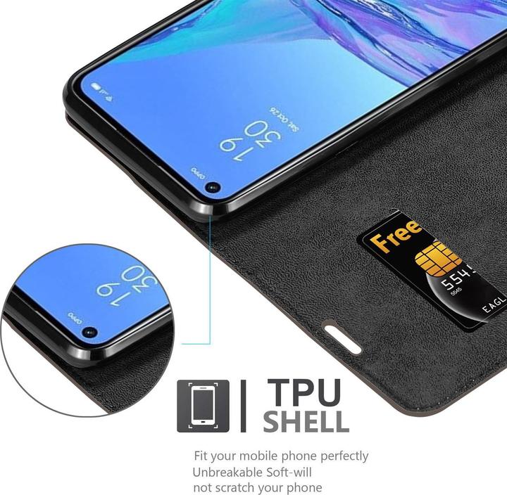 Productafbeelding Cadorabo Boek Onzichtbare Magneethoes (Oppo A53)