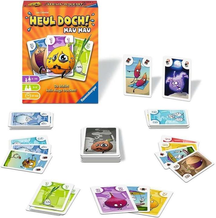 Actual product image Ravensburger Howl Mau Mau (German)