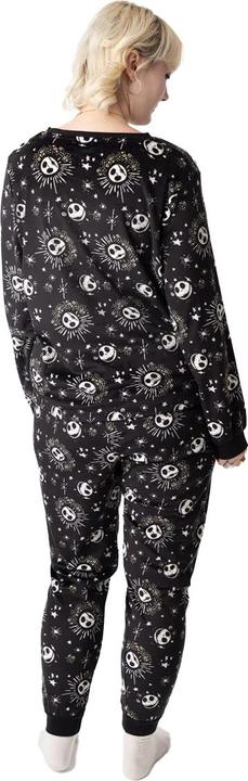 Actual product image The Nightmare Before Christmas Womens/Ladies Star Fleece Long Pyjama Set (M)