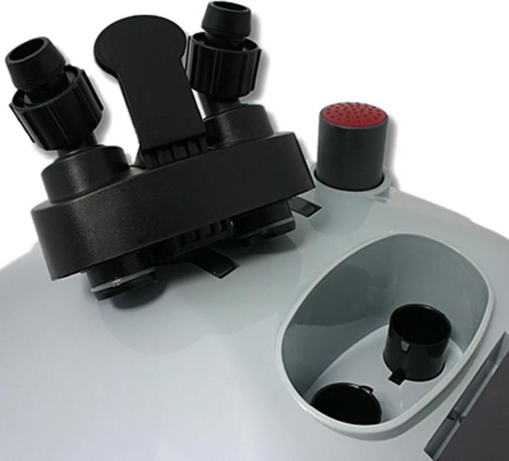 Immagine prodotto SunSun HW-404A Acquario a tanica esterna 2000 L/h a 4 stadi con materiale filtrante, filtro a camera (600 l, Filtri esterni, Acqua dolce, Acqua salata)